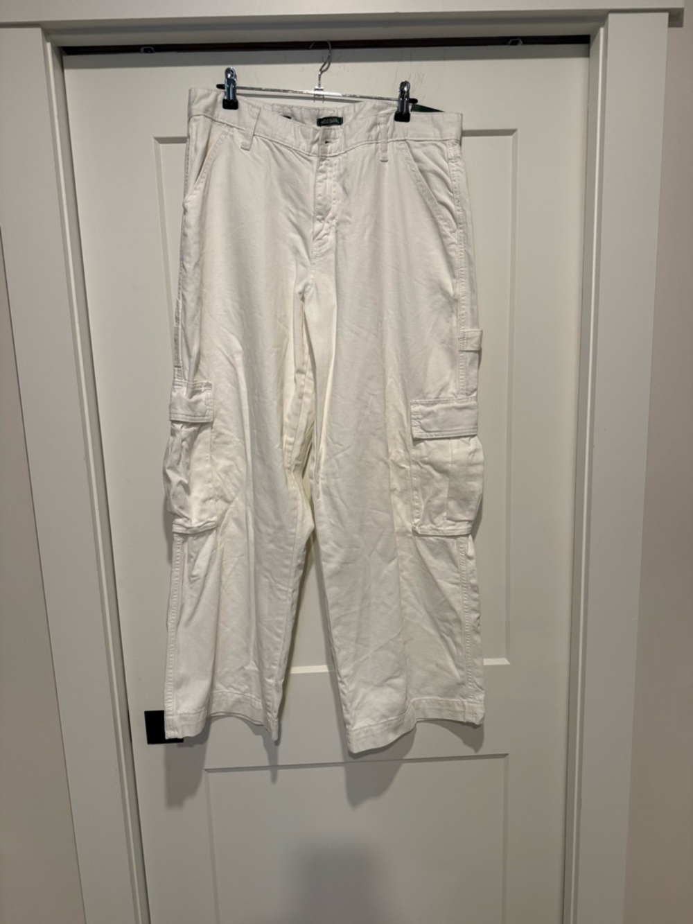 wild fable White Wide-Leg Cargo Pants